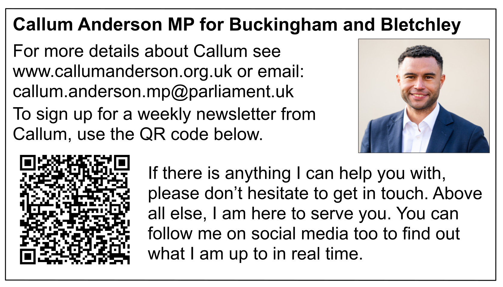Callum Anderson MP