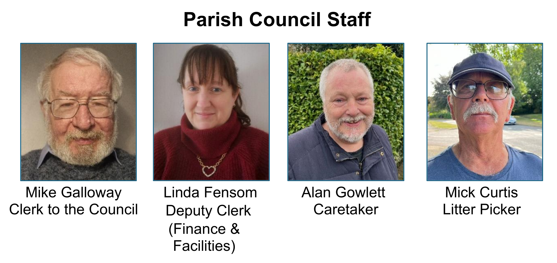 Parish Council staff details